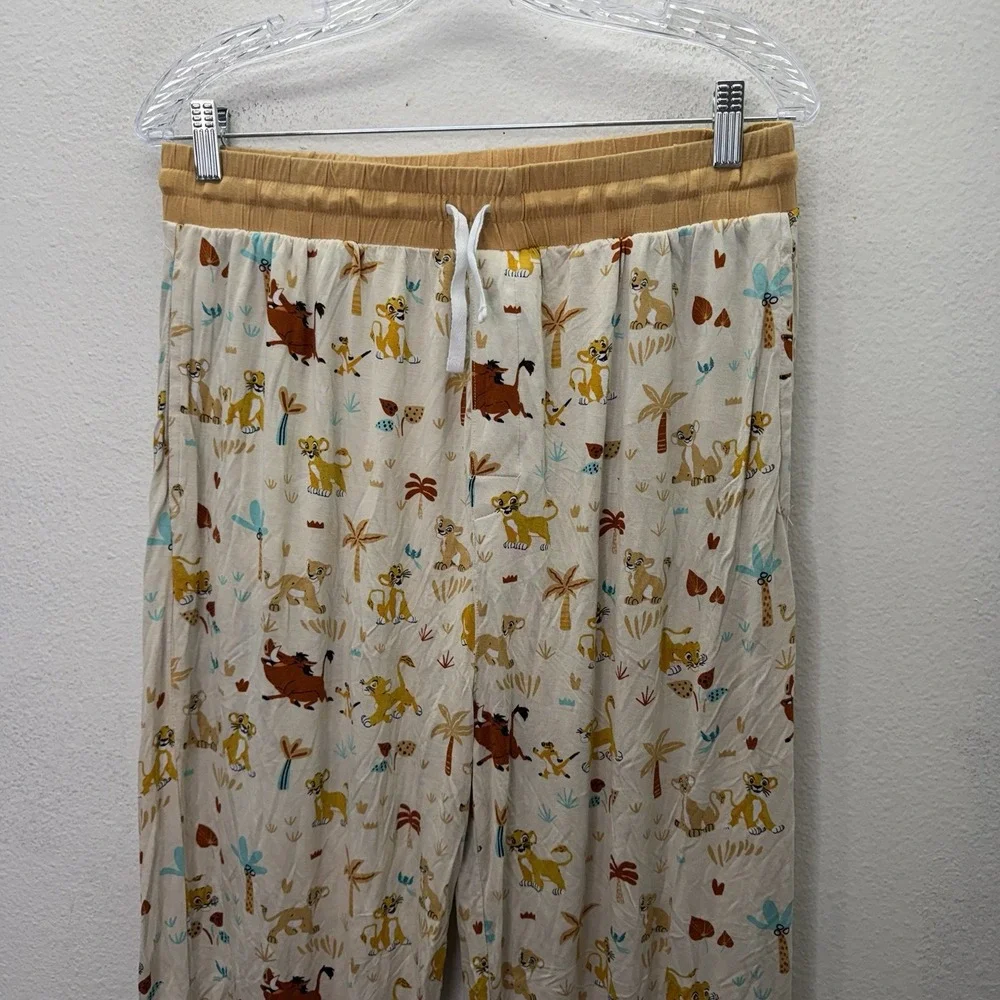 Little Sleepies Lion King Mens Large Pajama Lounge Pants Bamboo Disney
